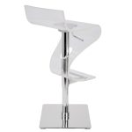 Viva Acrylic Contemporary Adjustable Swivel Bar Stool 15 Viva Acrylic Contemporary Adjustable Swivel Bar Stool