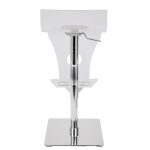 Viva Acrylic Contemporary Adjustable Swivel Bar Stool 16 Viva Acrylic Contemporary Adjustable Swivel Bar Stool