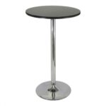 Modern Bistro Table Set with Adjustable Stools (Set of 3)