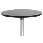 Modern Bistro Table Set with Adjustable Stools (Set of 3)