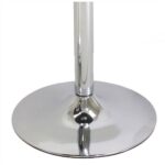 Modern Bistro Table Set with Adjustable Stools (Set of 3)