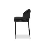 WALLEN Black Counter Stool Black Steel Base 7 WALLEN Black Counter Stool Black Steel Base