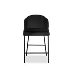 WALLEN Black Counter Stool Black Steel Base 10 WALLEN Black Counter Stool Black Steel Base