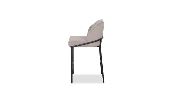 WALLEN Champagne Counter Stool Black Base 1 2