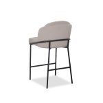 WALLEN Champagne Counter Stool Black Base 8 WALLEN Champagne Counter Stool Black Base