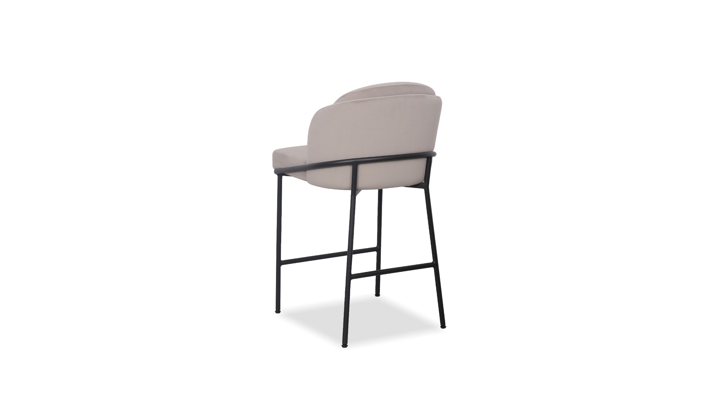 WALLEN Champagne Counter Stool Black Base 3 WALLEN Champagne Counter Stool Black Base - Image 3