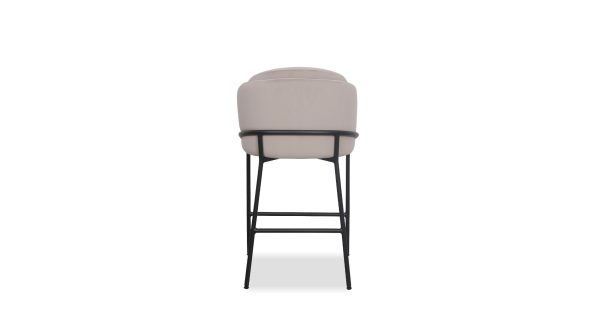WALLEN Champagne Counter Stool Black Base 3 2