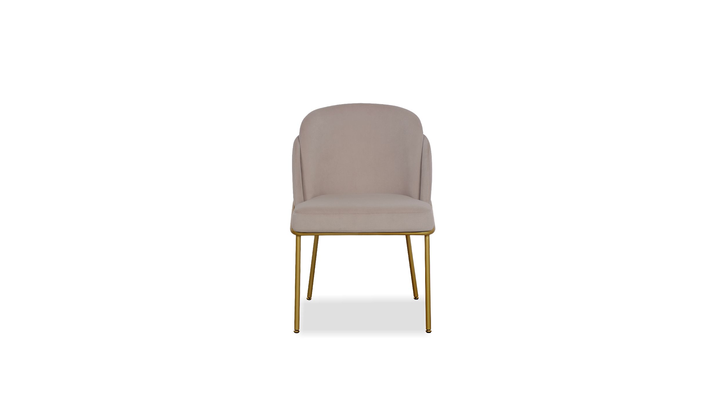 WALLEN Champagne Dining Chair Brushed Gold Base 5 WALLEN Champagne Dining Chair Brushed Gold Base - Image 5