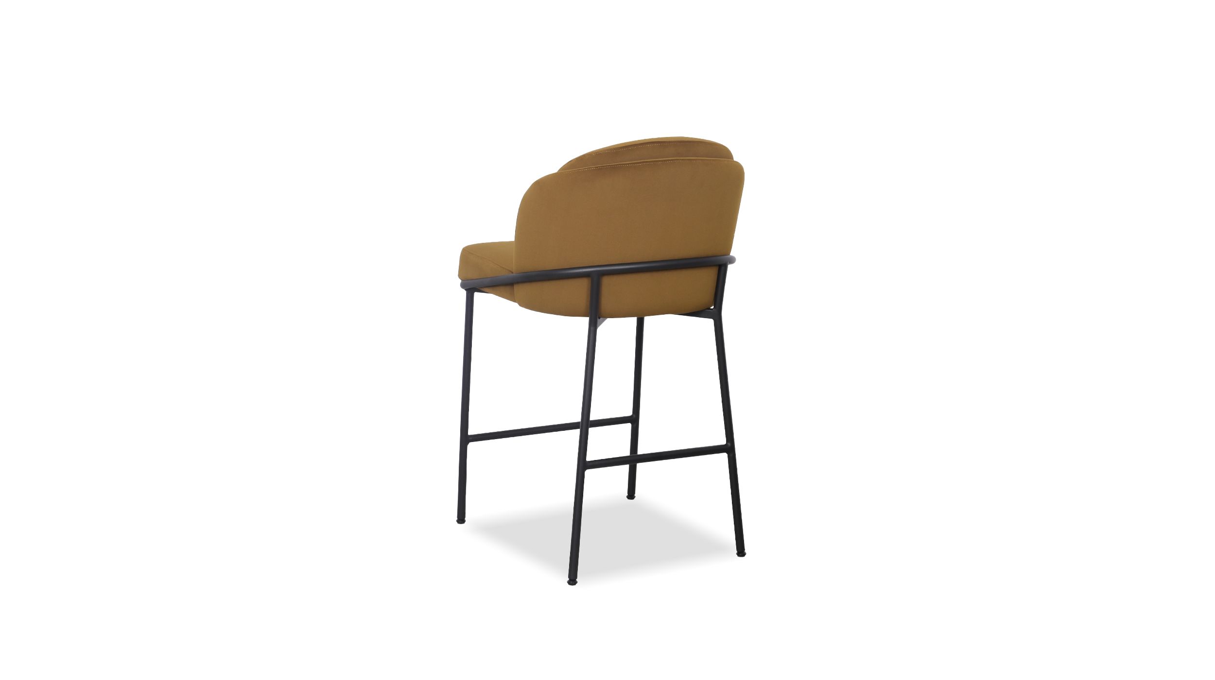 WALLEN Fennelseed Counter Stool Black Powder Coated Steel Base 3 WALLEN Fennelseed Counter Stool Black Powder Coated Steel Base - Image 3