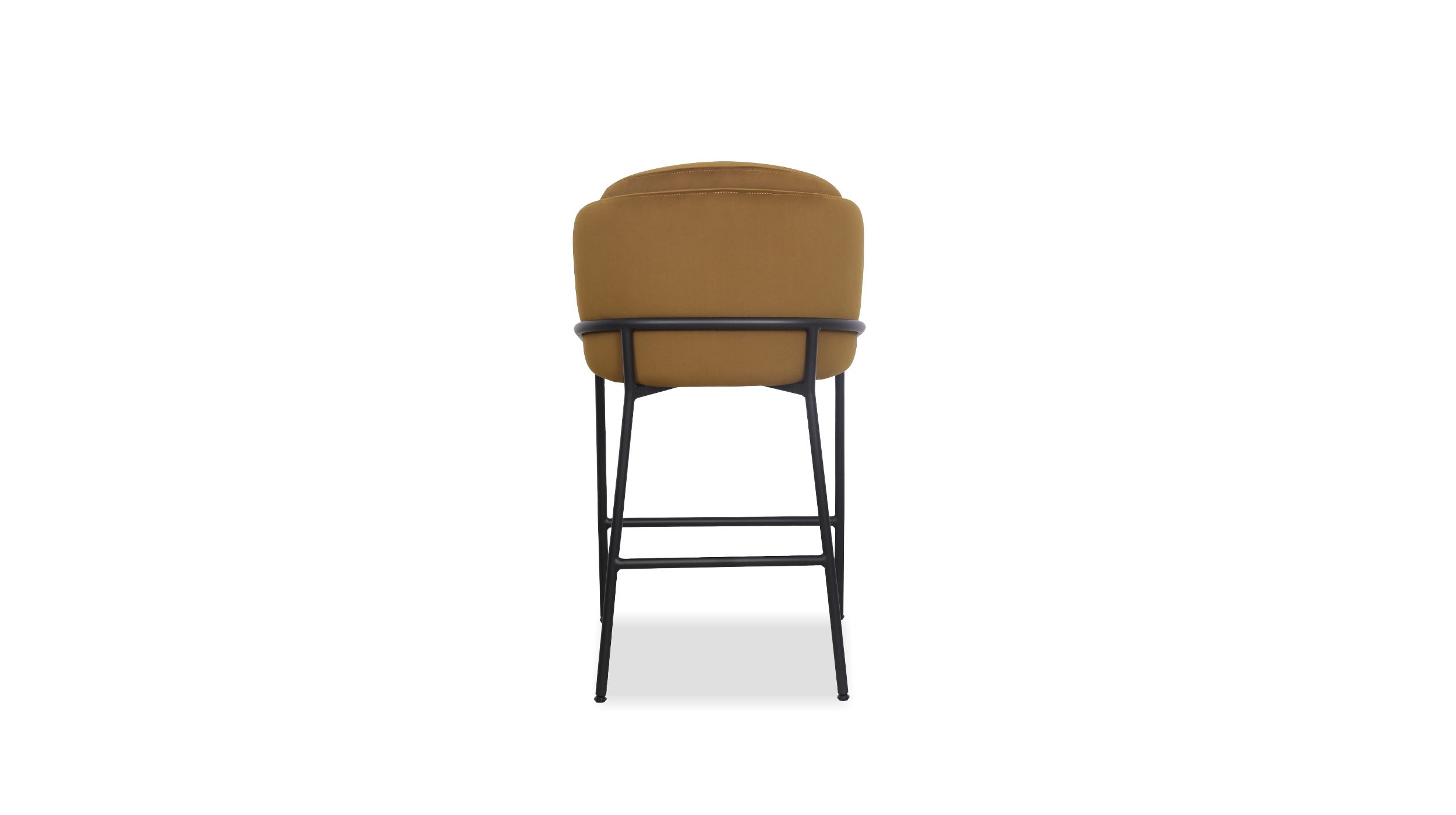 WALLEN Fennelseed Counter Stool Black Powder Coated Steel Base 4 WALLEN Fennelseed Counter Stool Black Powder Coated Steel Base - Image 4