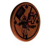 Grand Valley State University 13-Inch Solid Wood Engraved Clock in Natural
