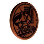 Michigan Tech University 13-Inch Solid Wood Engraved Clock in Natural