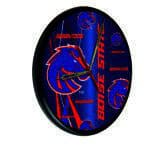 Boise State University 13-Inch Solid Wood Clock in Black 3 Boise State University 13-Inch Solid Wood Clock in Black