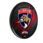 Florida Panthers 13-Inch Solid Wood Clock in Black 3 Florida Panthers 13-Inch Solid Wood Clock in Black