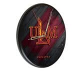 University of Louisiana at Monroe 13-Inch Solid Wood Clock in Black