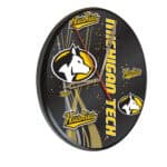 Michigan Tech University 13-Inch Solid Wood Clock in Black