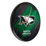 University of North Dakota 13-Inch Solid Wood Clock in Black