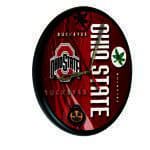 Ohio State University 13-Inch Solid Wood Clock in Black
