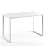 Modern Home Office Desk with Steel Frame and Wood Top 6 Modern Home Office Desk with Steel Frame and Wood Top
