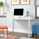 Modern Home Office Desk with Steel Frame and Wood Top 7 Modern Home Office Desk with Steel Frame and Wood Top