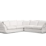 WILLOW Sea Shell Nubbly Fabric Sectional