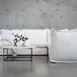 WILLOW Sea Shell Nubbly Fabric Sectional