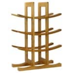 Bamboo Wine Rack Modern Asian Style Holds 12 Bottles 4 Bamboo Wine Rack Modern Asian Style Holds 12 Bottles