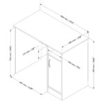 White Computer Desk with Storage for Small Home Office Spaces 4 White Computer Desk with Storage for Small Home Office Spaces