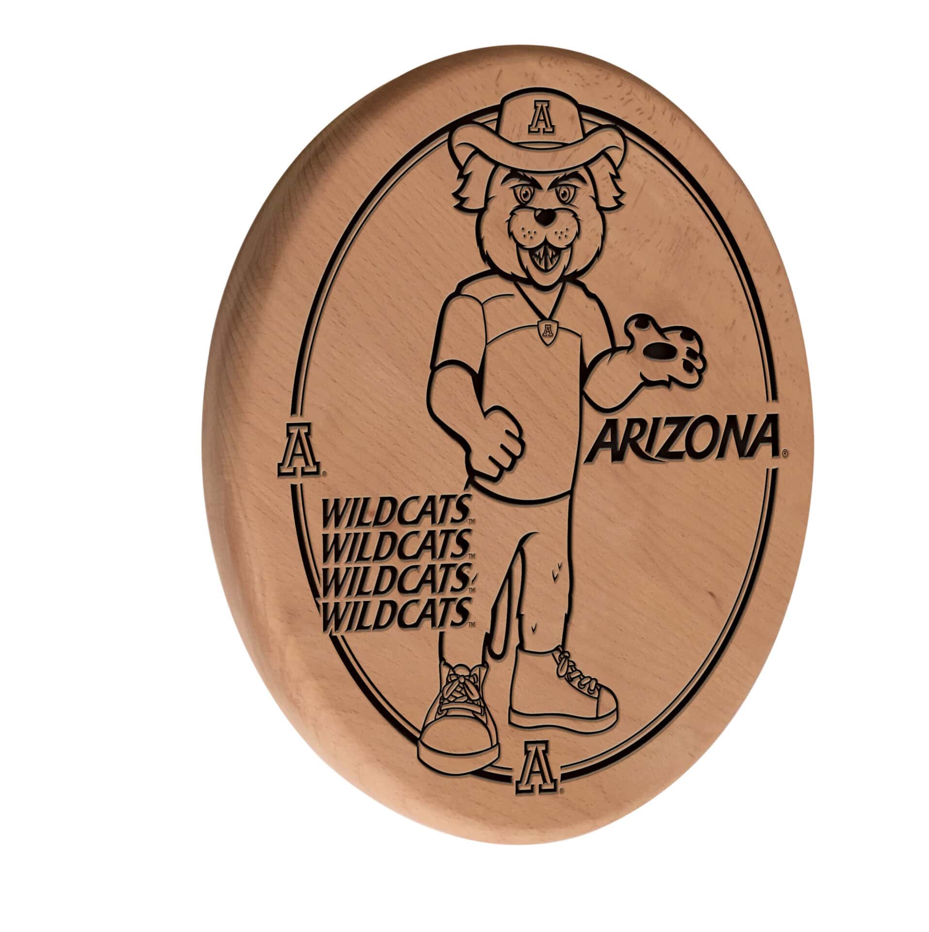 University of Arizona Natural Laser Engraved Wood Sign Wall Art 1 University of Arizona Natural Laser Engraved Wood Sign Wall Art