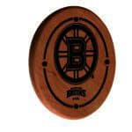 Boston Bruins Natural Laser Engraved Wood Sign Wall Art
