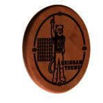 Brigham Young University Natural Laser Engraved Wood Sign Wall Art