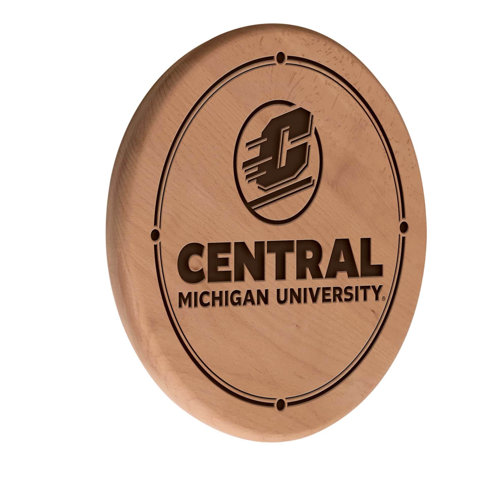 Central Michigan University Natural Laser Engraved Wood Sign Wall Art 3 Central Michigan University Natural Laser Engraved Wood Sign Wall Art