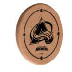 Colorado Avalanche Natural Laser Engraved Wood Sign Wall Art