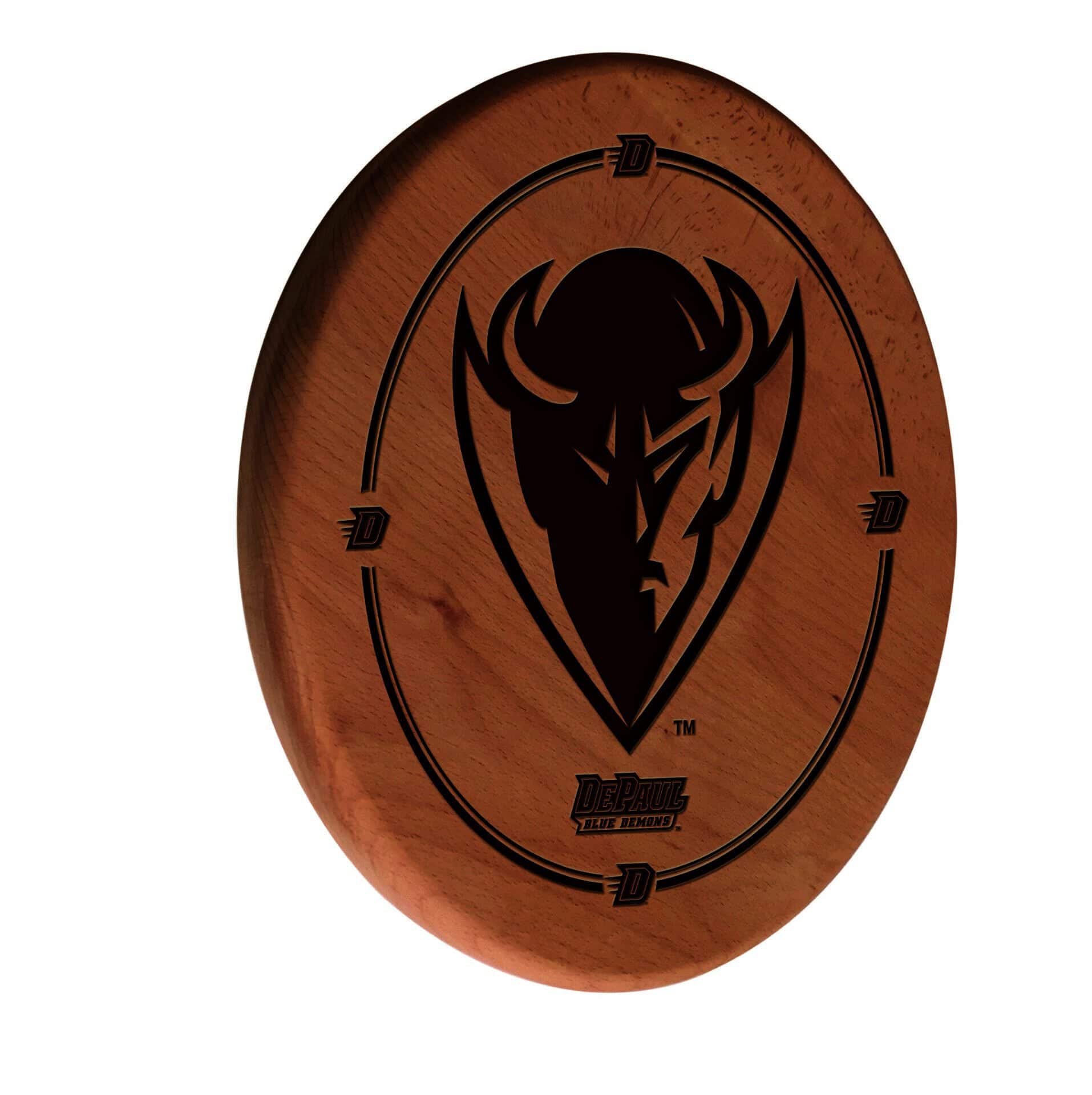 DePaul University Natural Laser Engraved Wood Sign Wall Art 1 DePaul University Natural Laser Engraved Wood Sign Wall Art