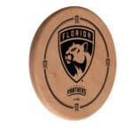 Florida Panthers Natural Laser Engraved Wood Sign Wall Art