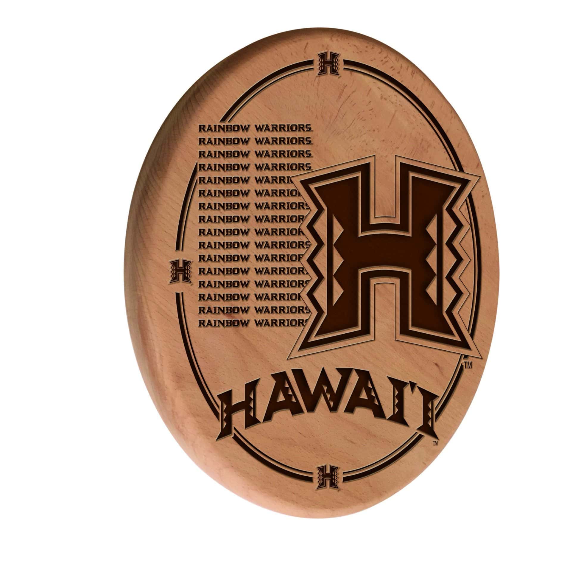 University of Hawaii Natural Laser Engraved Wood Sign Wall Art 1 University of Hawaii Natural Laser Engraved Wood Sign Wall Art