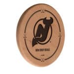 New Jersey Devils Natural Laser Engraved Wood Sign Wall Art