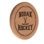 University of North Dakota (Hockey) Natural Laser Engraved Wood Sign Wall Art