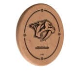 Nashville Predators Natural Laser Engraved Wood Sign Wall Art