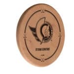 Ottawa Senators Natural Laser Engraved Wood Sign Wall Art