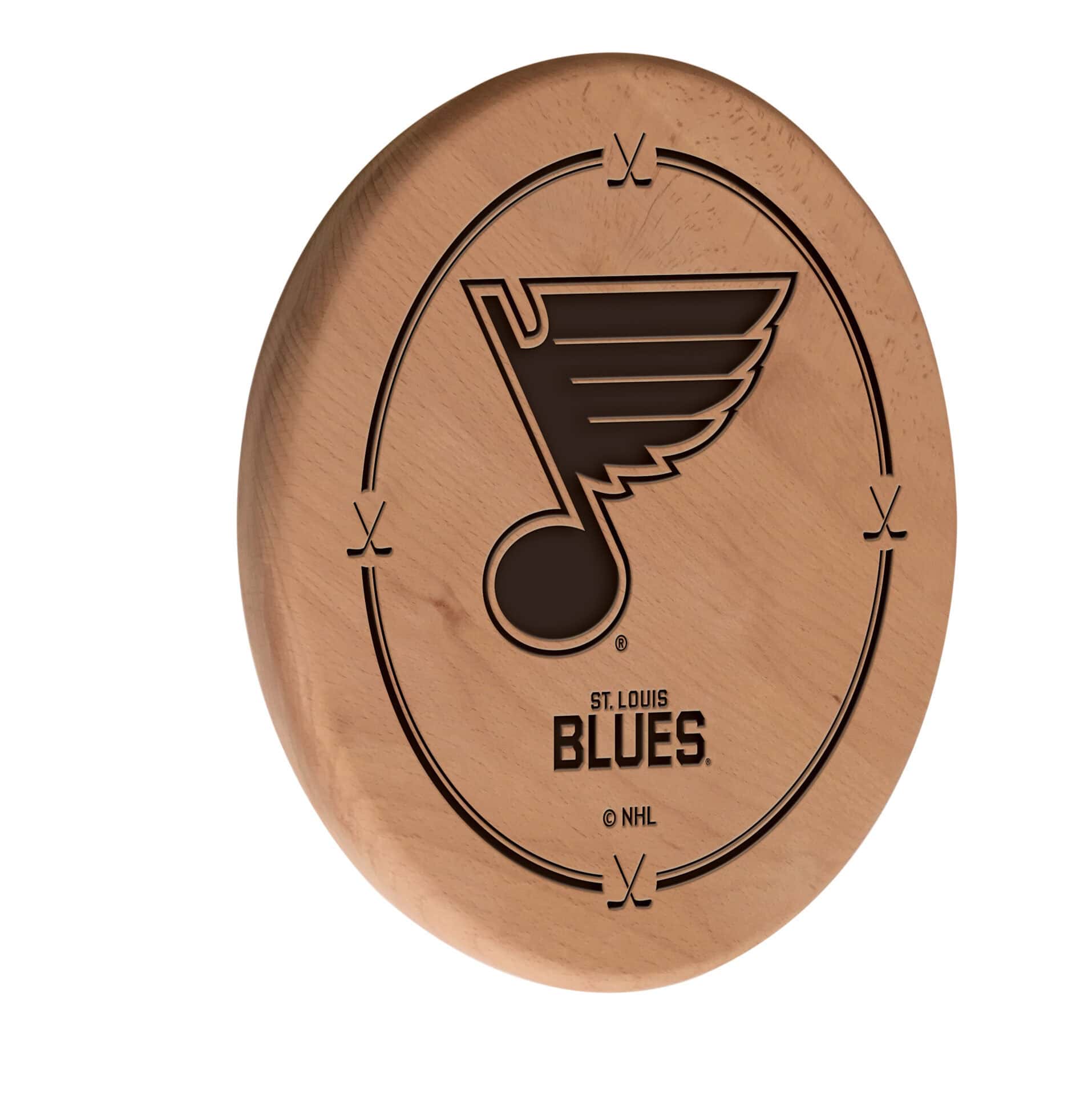 St Louis Blues Natural Laser Engraved Wood Sign Wall Art 1 St Louis Blues Natural Laser Engraved Wood Sign Wall Art