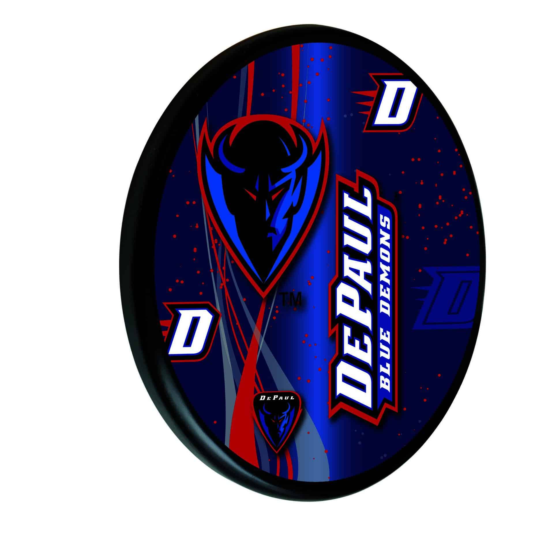 DePaul University Black Digitally Printed Wood Sign Wall Art 1 DePaul University Black Digitally Printed Wood Sign Wall Art