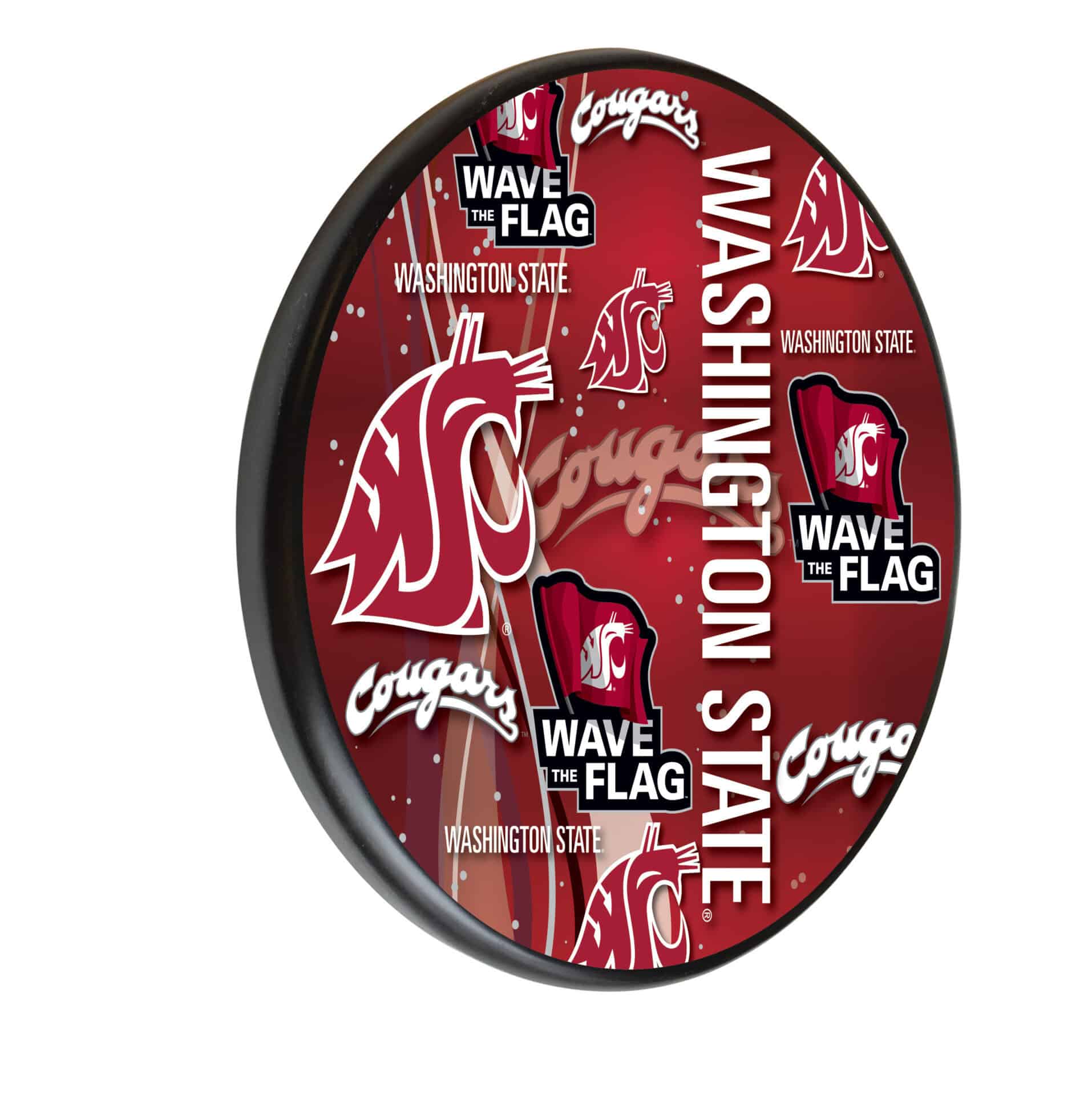 Washington State University Black Digitally Printed Wood Sign Wall Art 1 Washington State University Black Digitally Printed Wood Sign Wall Art