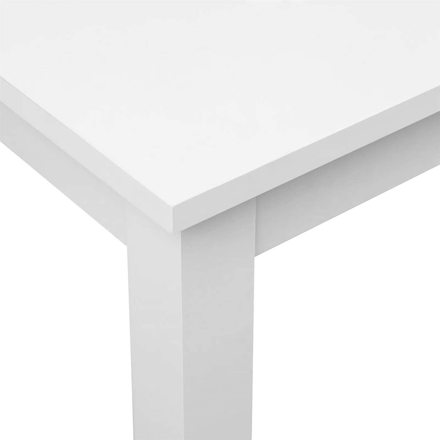 Modern Coastal Farmhouse White Sofa Table with Storage Shelf 4 Modern Coastal Farmhouse White Sofa Table with Storage Shelf - Image 4