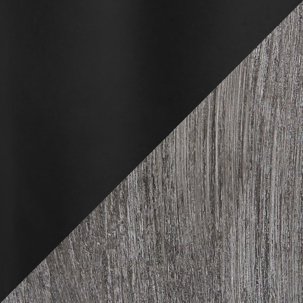 Waco Industrial Grey Wood and Black Metal Counter Stool 8