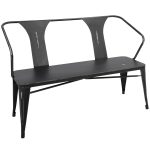 Waco Vintage Black Metal Industrial Multi-Use Bench 13 Waco Vintage Black Metal Industrial Multi-Use Bench
