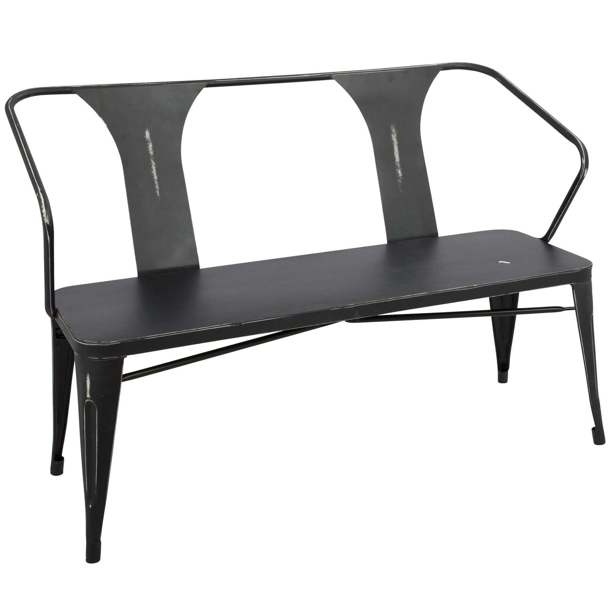 Waco Vintage Black Metal Industrial Multi-Use Bench 3 Waco Vintage Black Metal Industrial Multi-Use Bench - Image 3