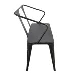 Waco Vintage Black Metal Industrial Multi-Use Bench 14 Waco Vintage Black Metal Industrial Multi-Use Bench