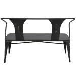 Waco Vintage Black Metal Industrial Multi-Use Bench 16 Waco Vintage Black Metal Industrial Multi-Use Bench