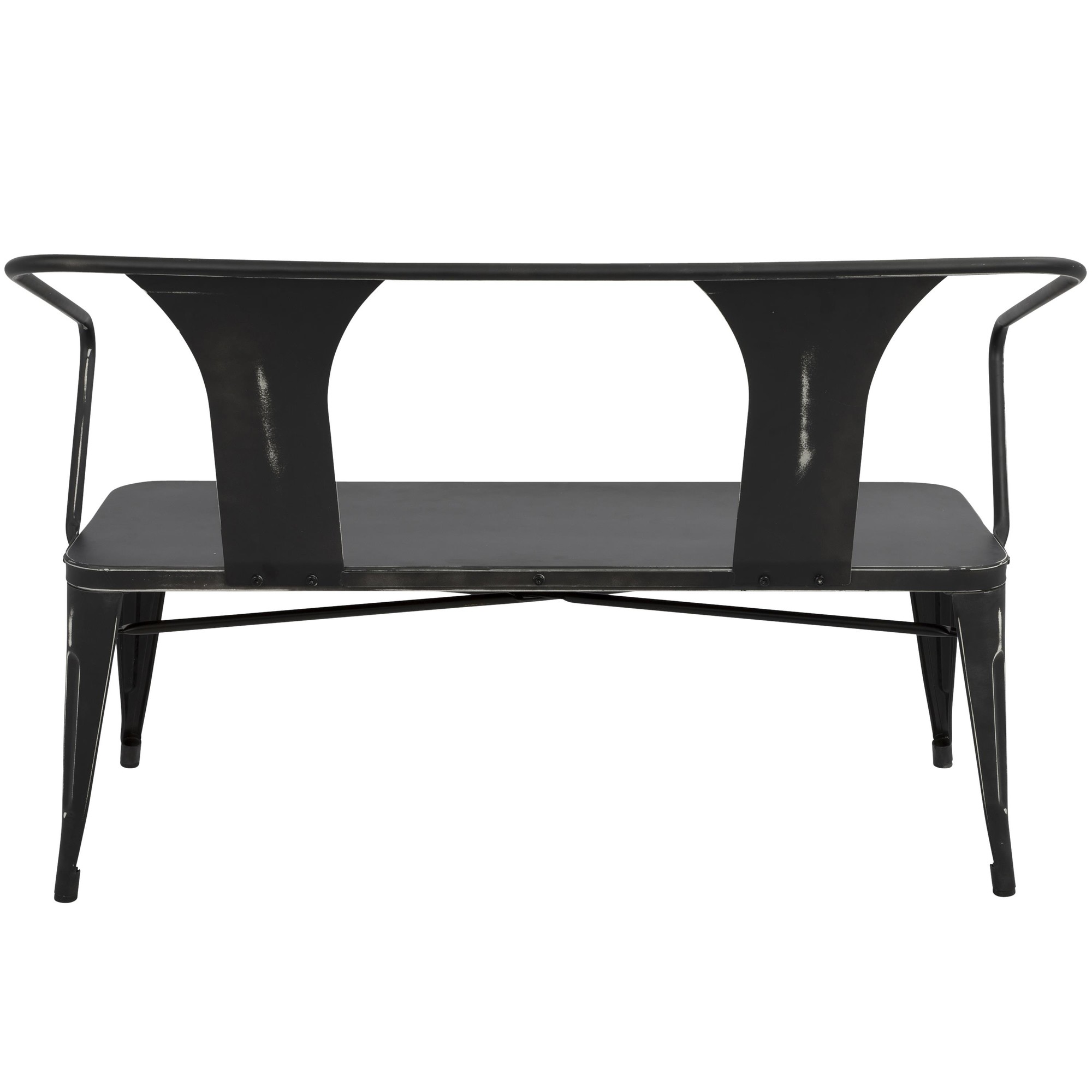 Waco Vintage Black Metal Industrial Multi-Use Bench 6 Waco Vintage Black Metal Industrial Multi-Use Bench - Image 6